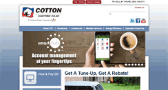Desktop Screenshot of cottonelectric.com